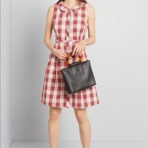 Modcloth | Plus Size | Broadcast Coordinator Plaid Dress | Vintage Inspired |